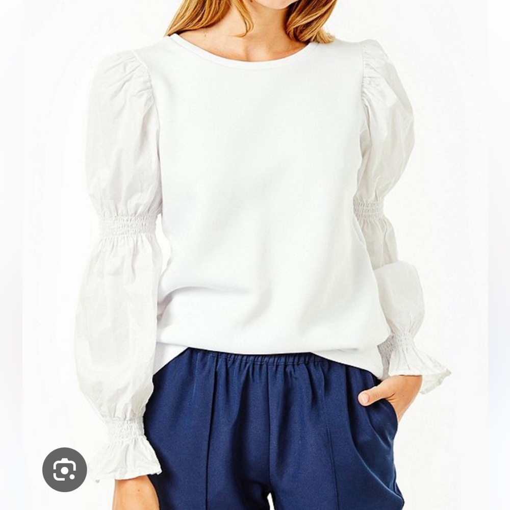 NWT Addison Bay Soft Luxe Prep Pullover Sweatshirt: SZ S